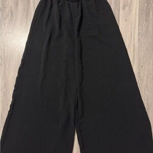 Zara Black Wide-Leg Pants